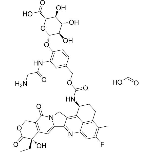 NH2-Gly-PAB-Exatecan-D-glucuronic acid formic